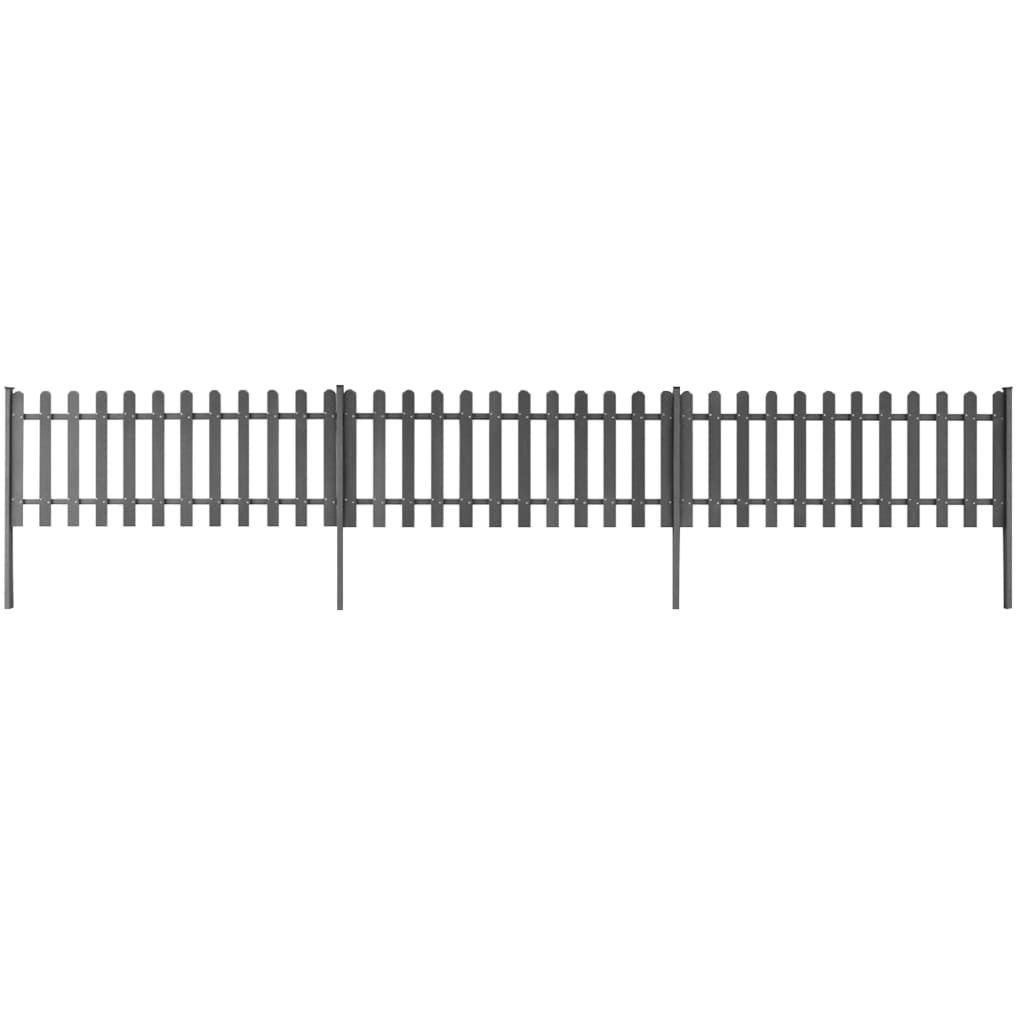 Vidaxl hegn med stillinger 3 stk 600x60 cm HKC
