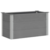Vidaxl planter hævede 100x50x54 cm HKC grå