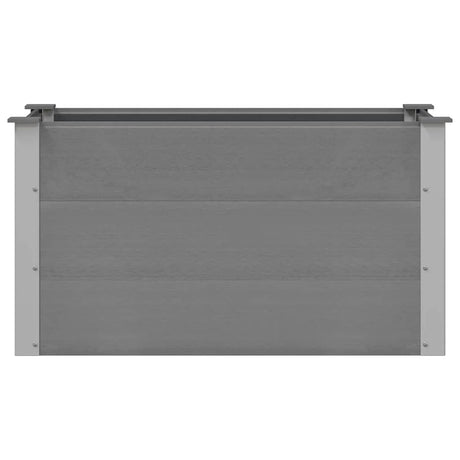 Vidaxl planter hævede 100x50x54 cm HKC grå