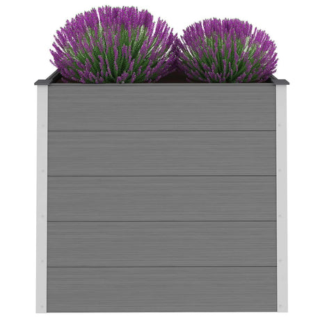 Vidaxl Planning Box hævet 100x50x91 cm HKC Gray