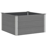 Vidaxl planter hævede 100x100x54 cm HKC grå