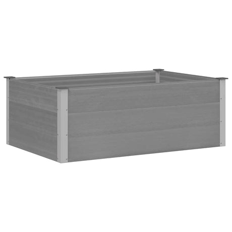 Vidaxl Planter hævede 150x100x54 cm HKC Gray
