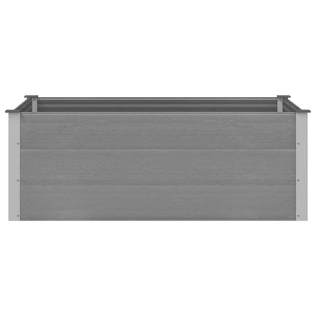 Vidaxl Planter hævede 150x100x54 cm HKC Gray