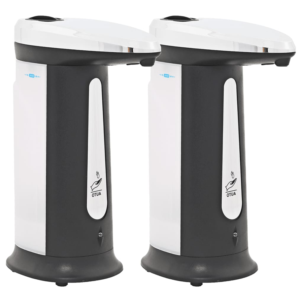 Vidaxl Automatiske sæbe dispensere Infrarød sensor 800 ml 2 stk