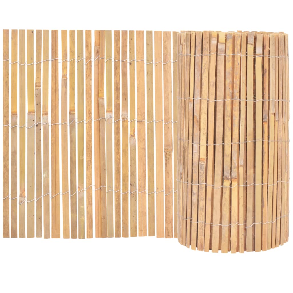 Vidaxl skærm 1000x50 cm bambus