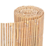 Vidaxl skærm 1000x50 cm bambus
