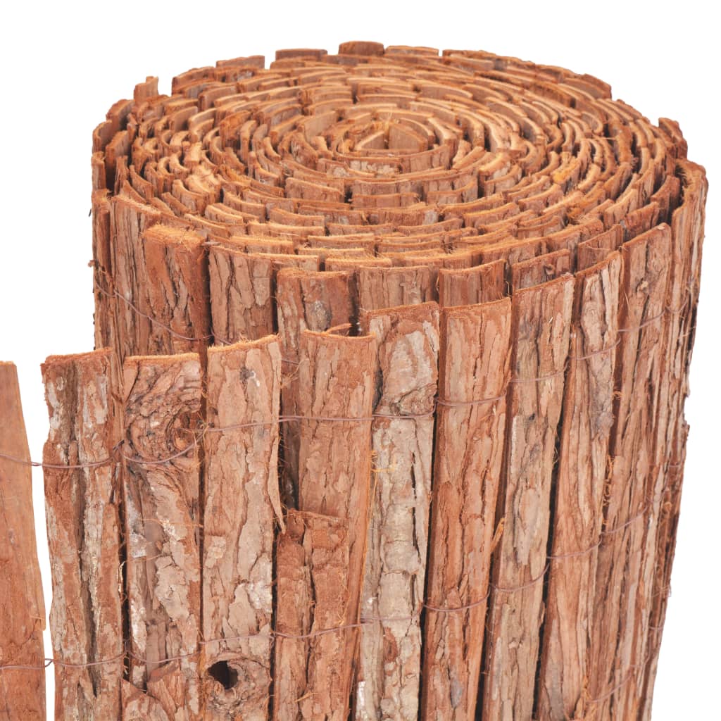 Vidaxl skærm 1000x50 cm bark