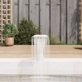 Vidaxl Swimming Pool Fountain 64x30x52 cm Rustfrit stål sølvfarvet