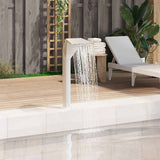 Vidaxl Swimming Pool Fountain 50x30x90 cm rustfrit stål sølvfarvet