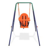 Vidaxl Toddler Swing Set med sikkerhedssele Orange