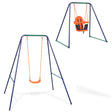 Vidaxl Swing for Toddlers 2-i-1 Orange