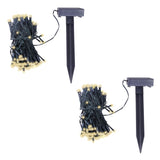 Vidaxl Lightslingers Solar LED Warm White 2 pcs