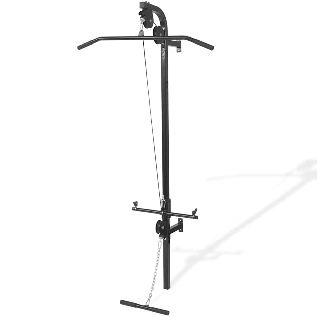 Vidaxl Home Gym med 2 remskiver vægmonteret