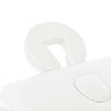 Vidaxl Massage Tabel 10 cm tykke 2 zoner foldet hvidt