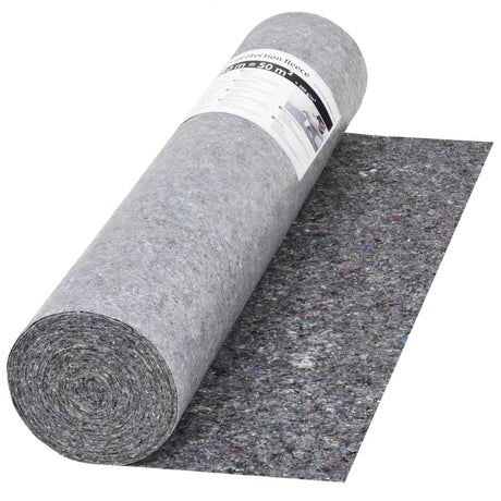 Vidaxl Maleri vlie anti-slip 50 m 280 g m² grå