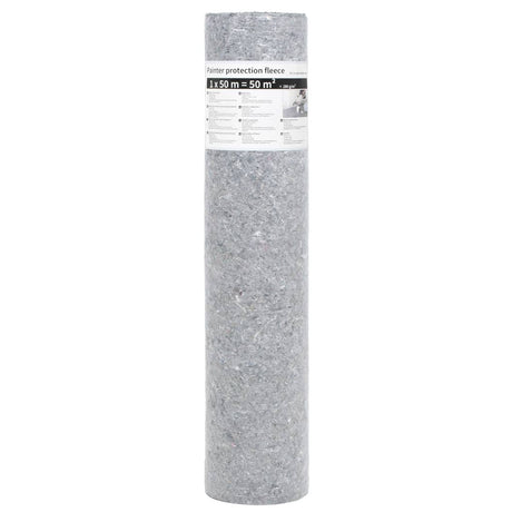 Vidaxl Maleri vlie anti-slip 50 m 280 g m² grå