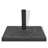 Vidaxl Parasol Foot Square 12 kg harpiks sort sort