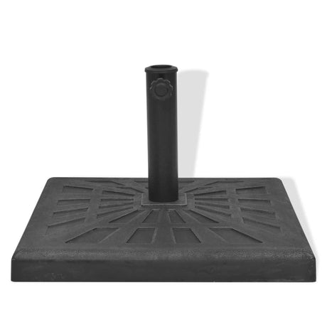 Vidaxl Parasol Foot Square 12 kg harpiks sort sort