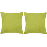 Vidaxl Dekorativ pude indstillet 60x60 cm Velour Green 2-delt