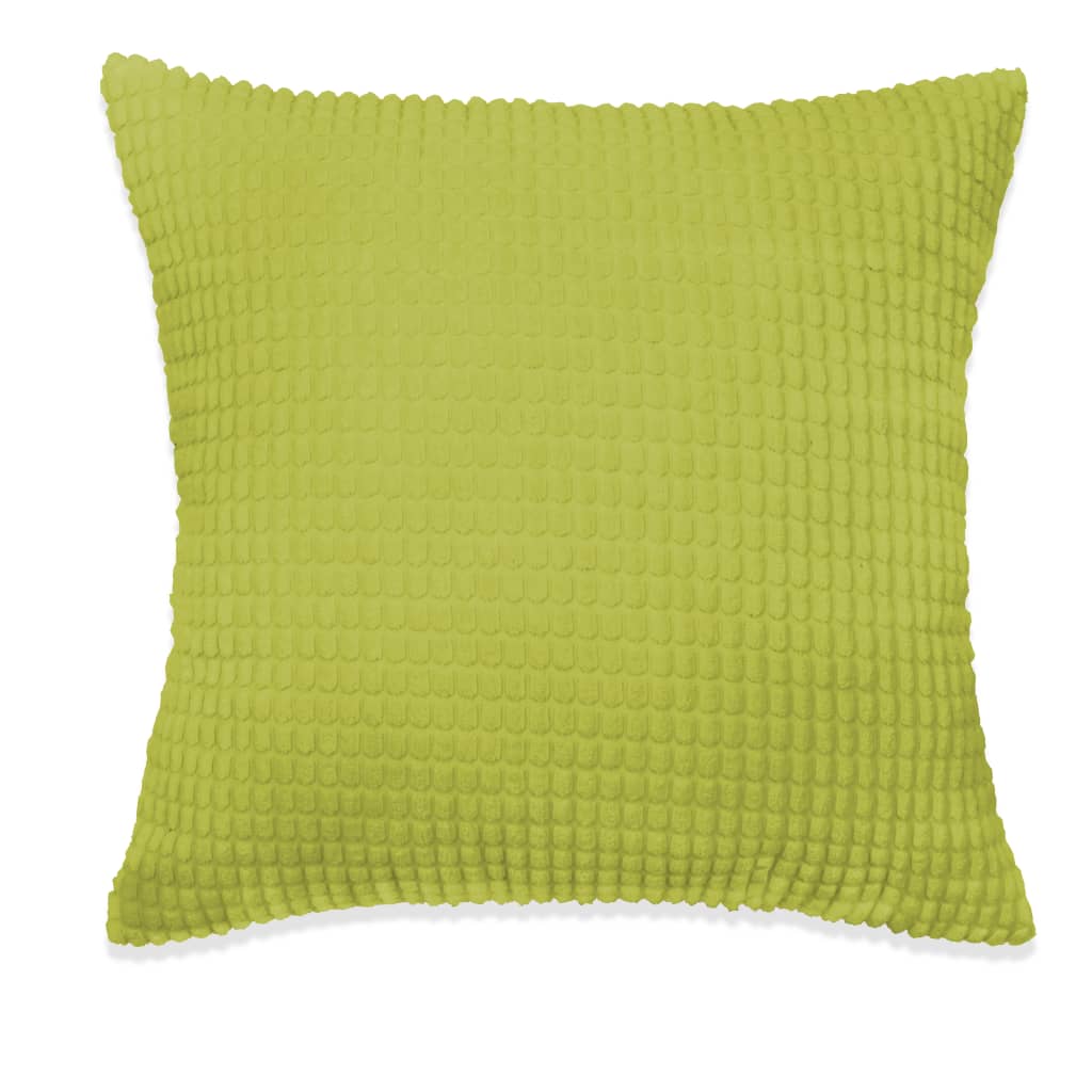 Vidaxl Dekorativ pude indstillet 60x60 cm Velour Green 2-delt