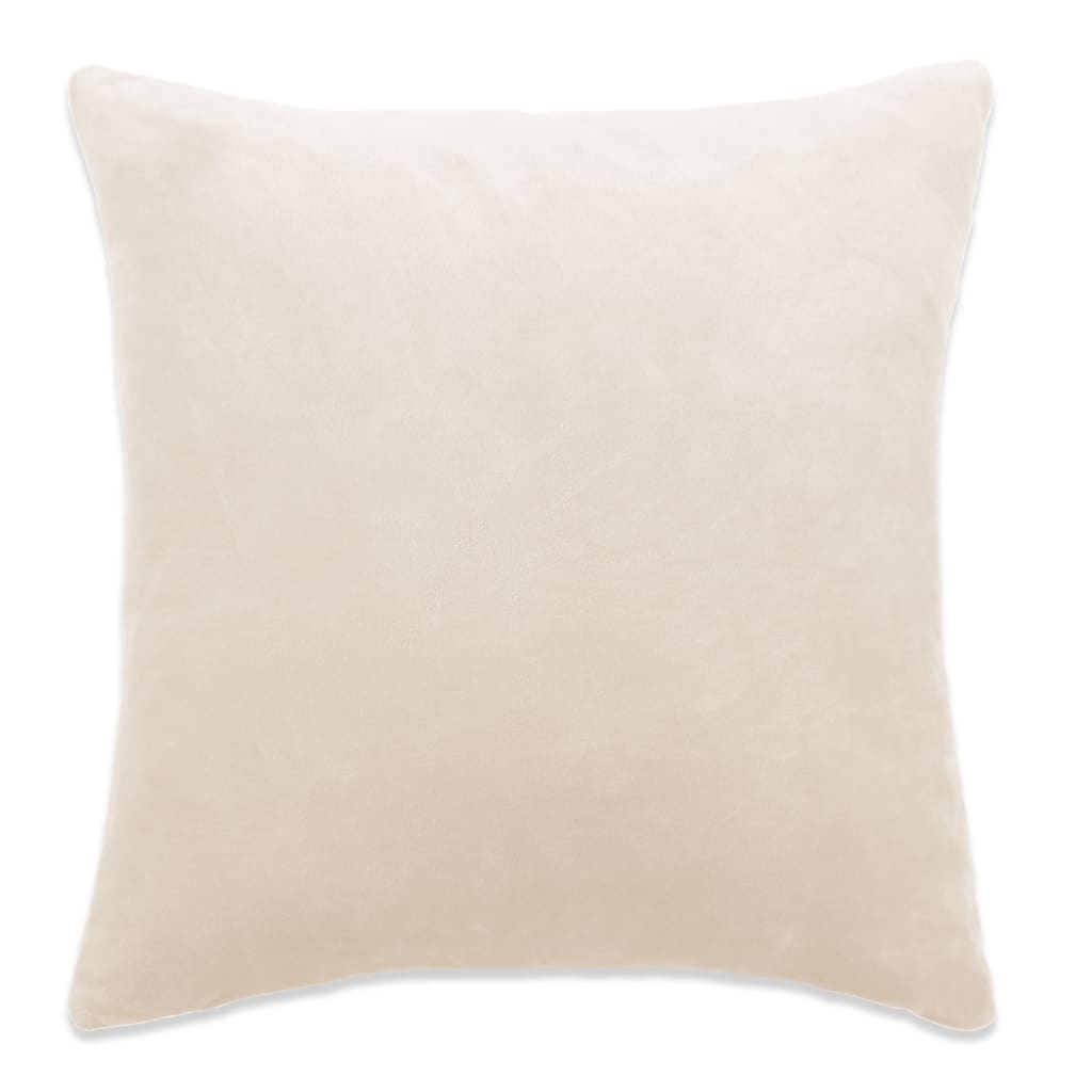 Vidaxl pude dækker 4 st 40x40 cm stof brudt hvid