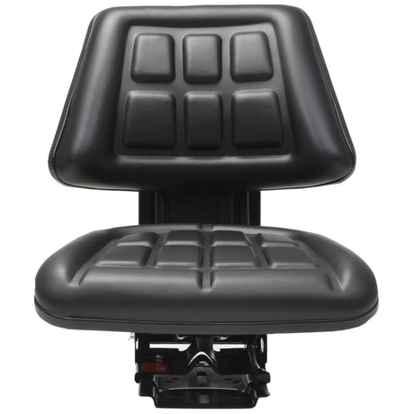 Vidaxl traktorstol med suspension sort