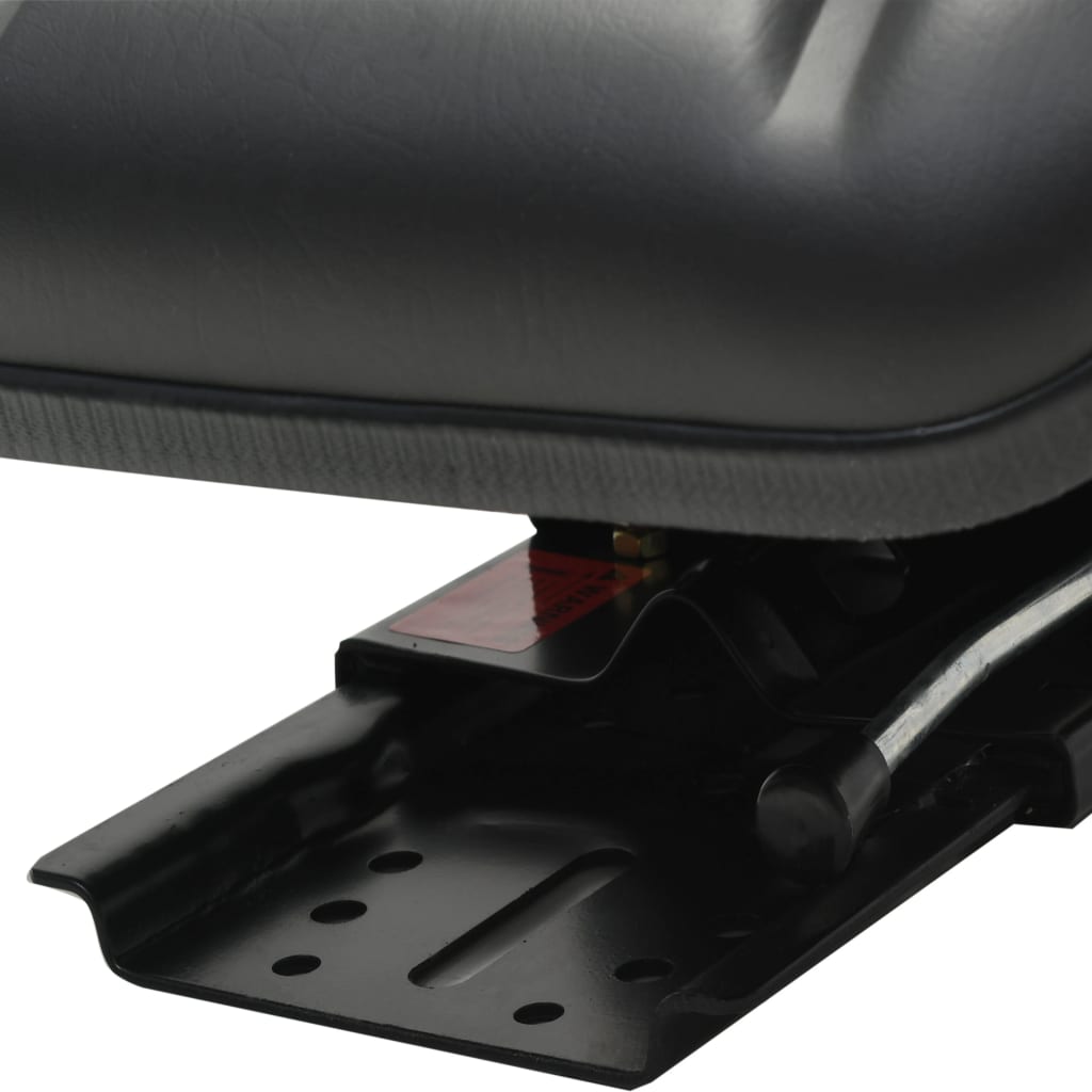 Vidaxl traktorstol med suspension sort