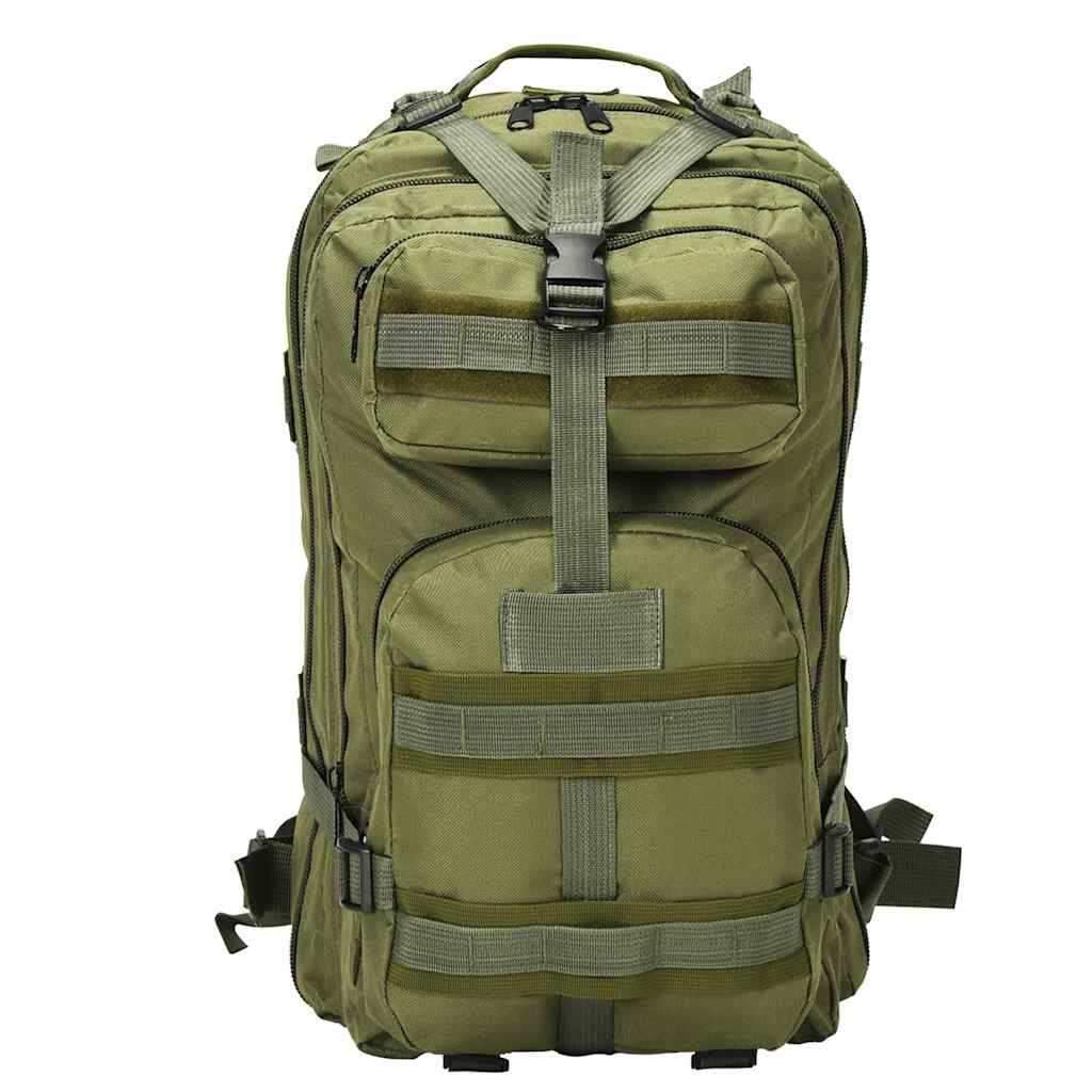 Vidaxl 91382 Backpack Army Style 50 L Olive Green