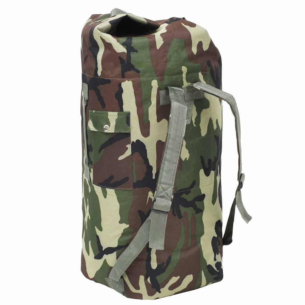 Vidaxl Sports Bag Army Style 85 L Camouflage
