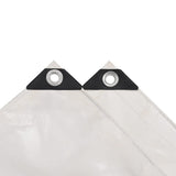 Vidaxl -enhed 650 g m² 4x4 m hvid