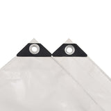 Vidaxl -enhed 650 g m² 4x5 m hvid