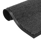 Vidaxl droogloopmat rektangulær tufted 40x60 cm antracit