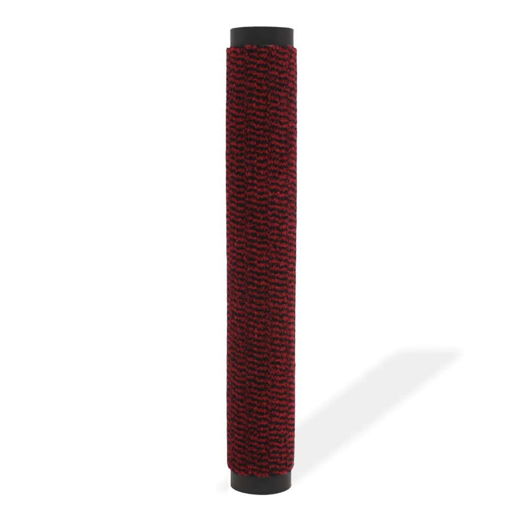 Vidaxl droogloopmat rektangulær tufted 40x60 cm rød