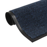 Vidaxl droogloopmat rektangulær tufted 40x60 cm blå