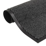 Vidaxx rektangulær tuftet tørremåtte 80x120 cm antracit