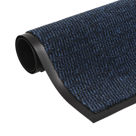 Vidaxl droogloopmat rektangulær tufted 90x150 cm blå
