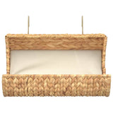 VidaXL katteseng med pude 37x20x20 cm vandhyacint