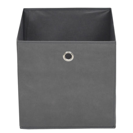 Vidaxl opbevaringsbokse 4 stk 32x32x32 cm Ikke -vævet stof grå