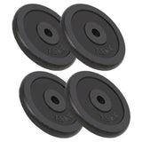 Vidaxl Halter Discs 4 St 4x7,5 kg støbejern