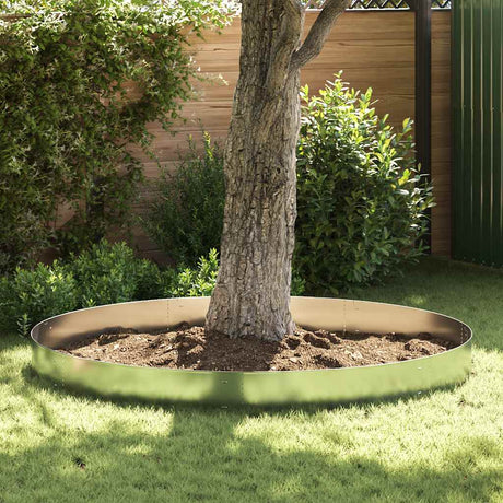 Vidaxxl græskanter 15 stk 100x20 cm galvaniseret stål