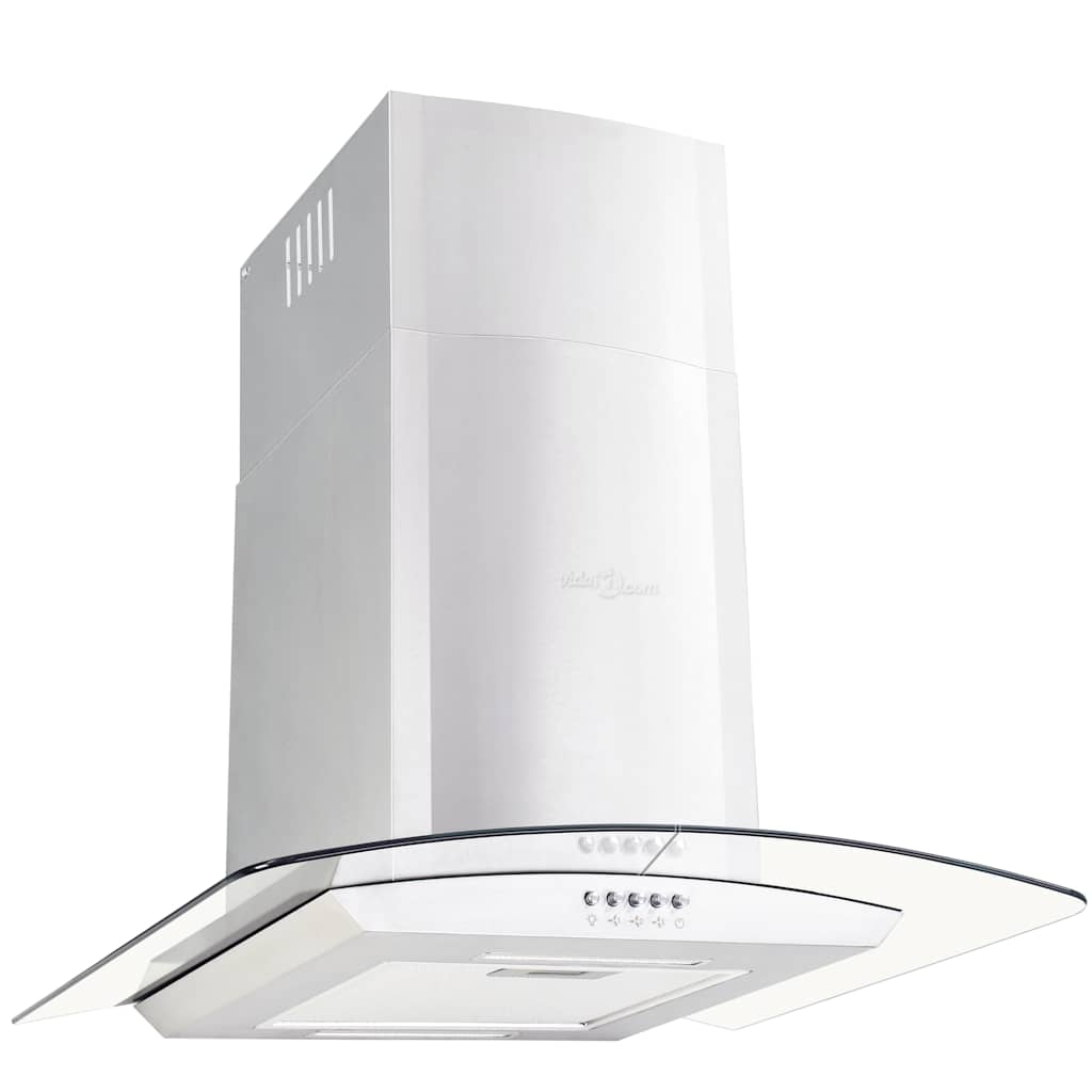 Vidaxl Wall Extractor Hood 756 m³ U LED 60 cm rustfrit stål