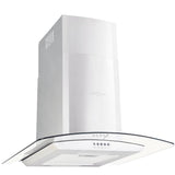 Vidaxl Wall Extractor Hood 756 m³ U LED 60 cm rustfrit stål