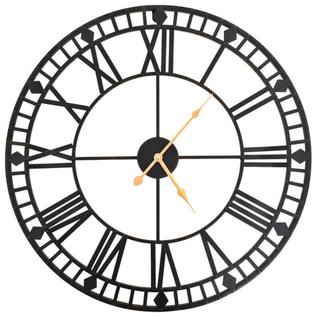 Vidaxl Wall Clock Vintage Style med kvartsmekanisme XXL 60 cm metal