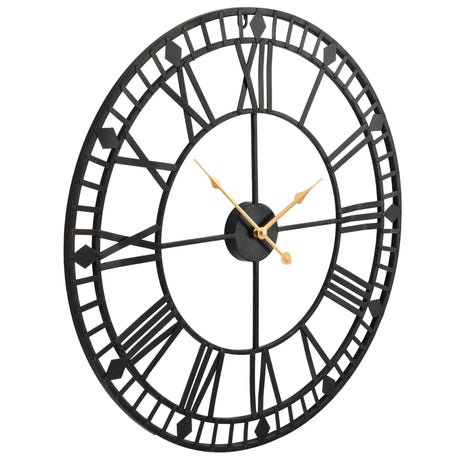 Vidaxl Wall Clock Vintage Style med kvartsmekanisme XXL 60 cm metal