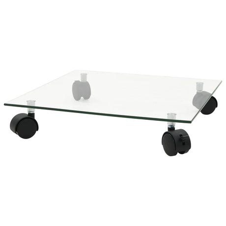 Vidaxl Plante Rollers Square 35x35 cm hærdet glas 2 m
