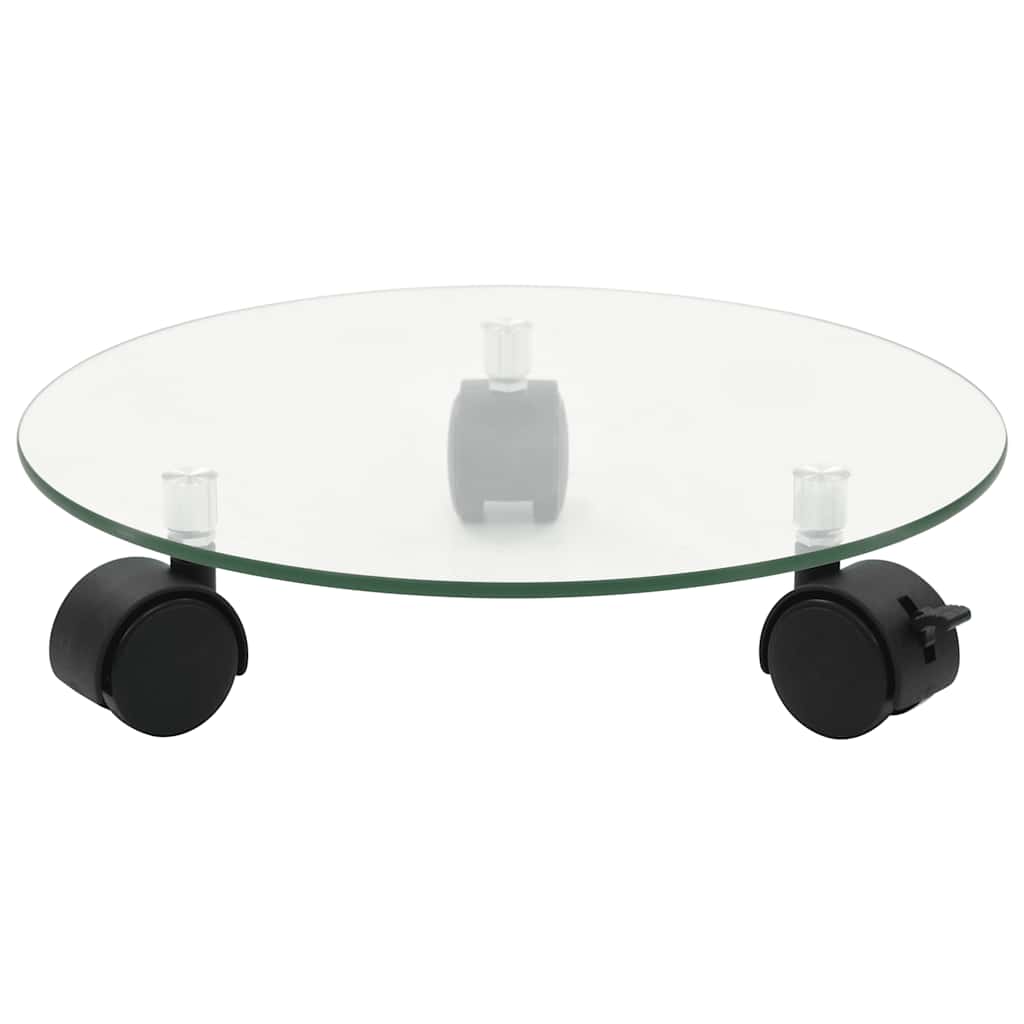 Vidaxl planter ruller omkring 28 cm hærdet glas 2 m