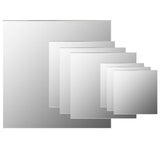 Vidaxl Wall spejler firkantet glas 7 m