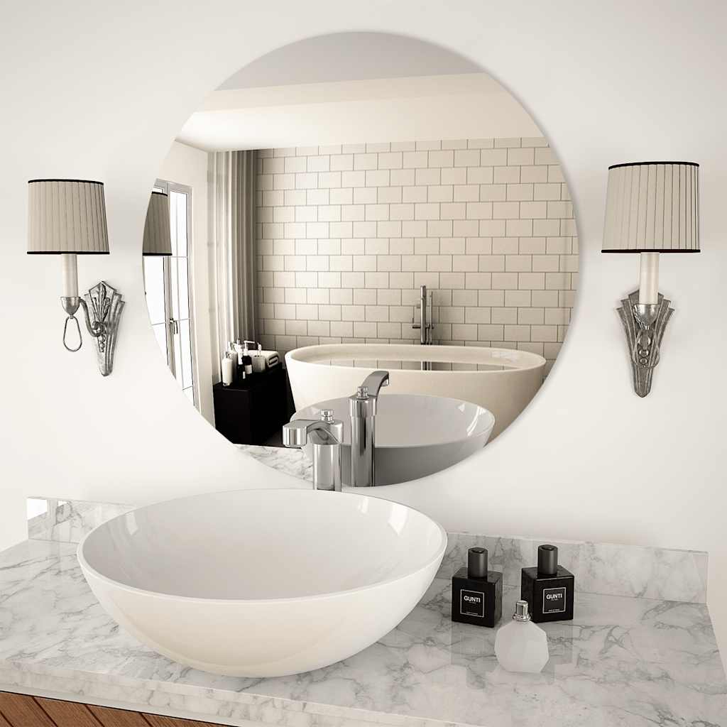 Vidaxl Wall Mirror omkring 70 cm glas