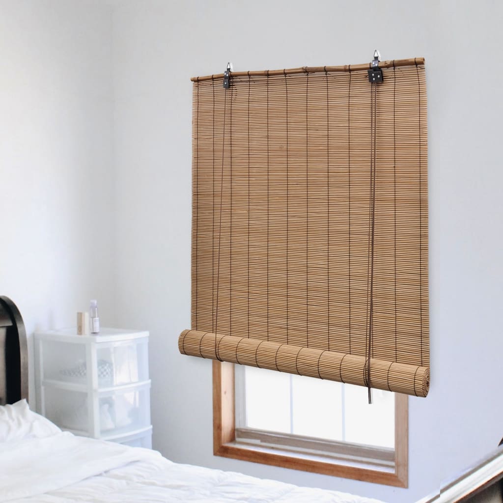 Vidaxl Roller Blind 100x220 cm bambusbrun