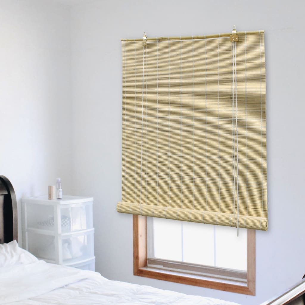 Vidaxl Roller Blind 80x220 cm bambus naturlig